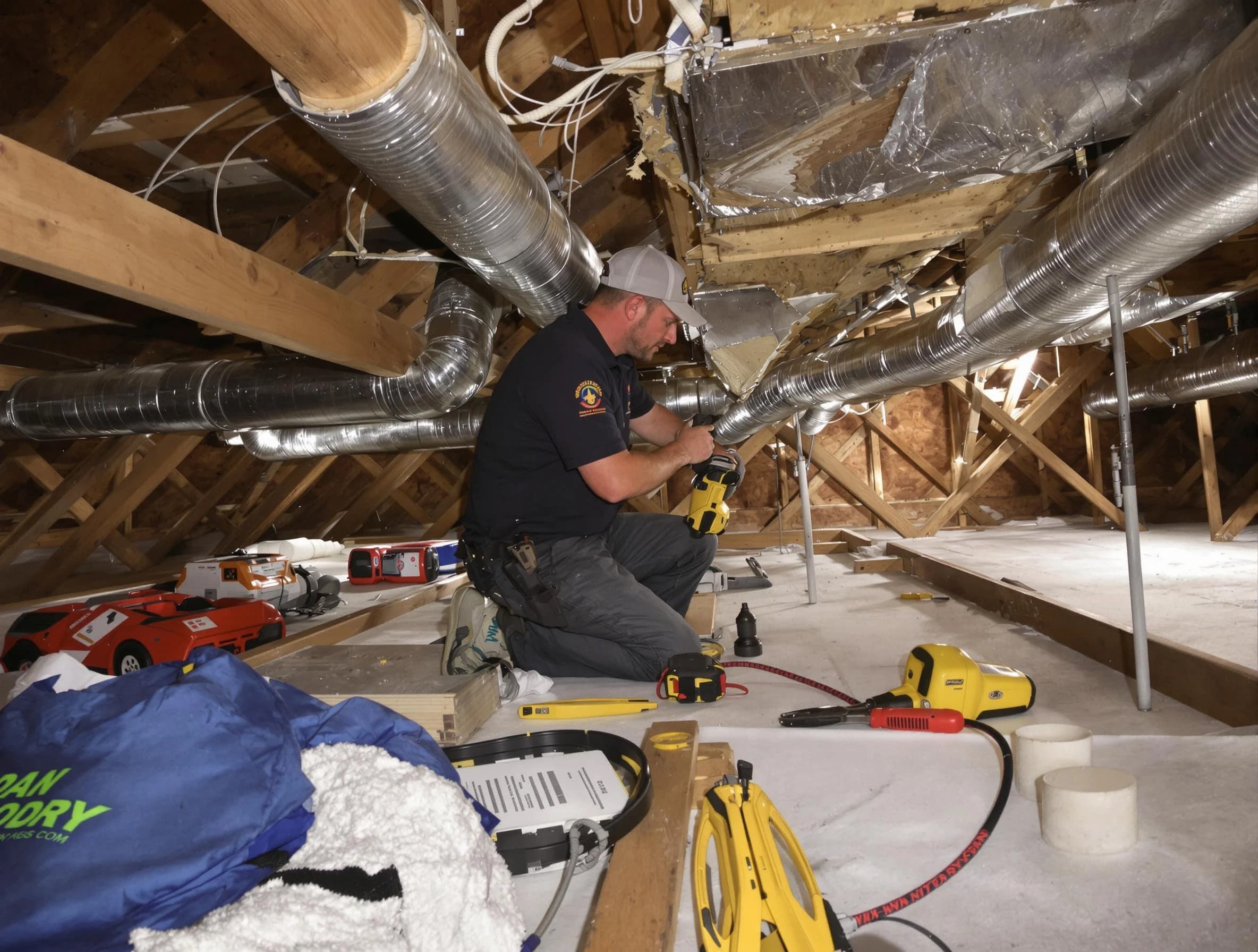 Professional air duct repair by Ross Air Duct Cleaning in Ross