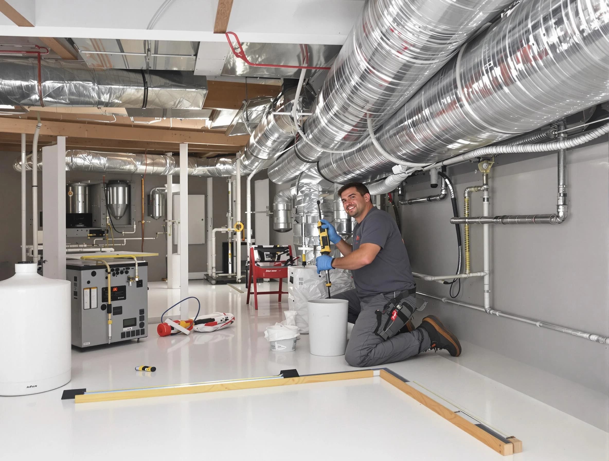 Professional duct sealing service by Ross Air Duct Cleaning in Ross