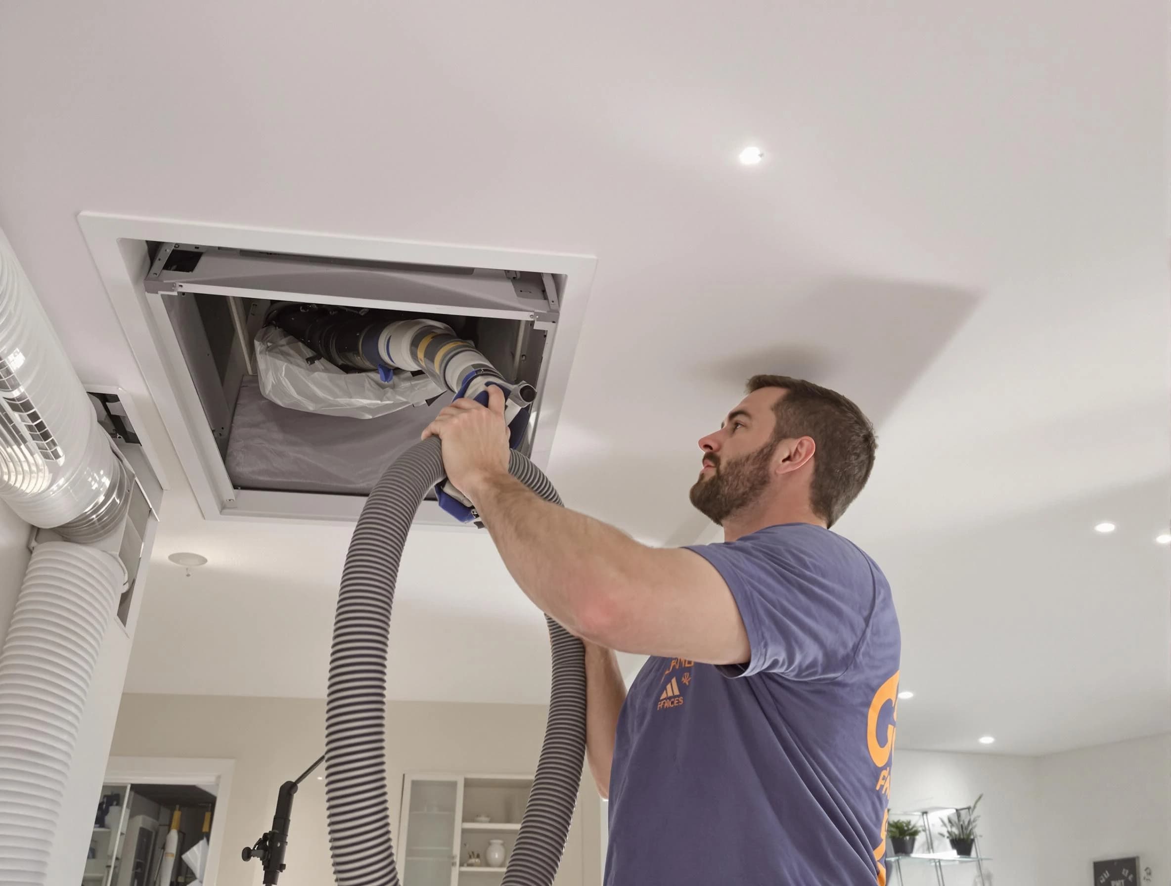 Precision indoor duct cleaning by Ross Air Duct Cleaning in Ross