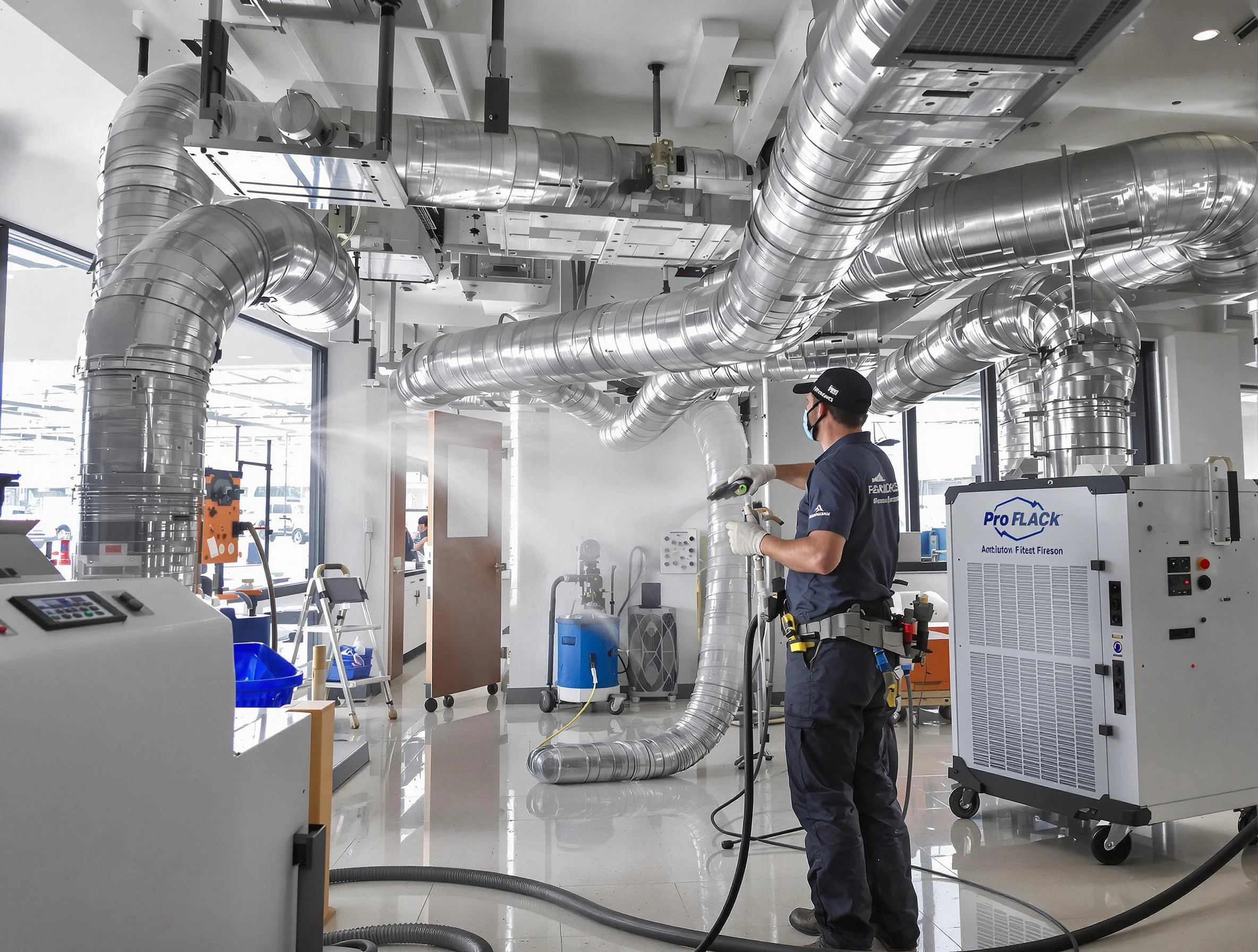 Negative Pressure Air Duct Cleaning in Ross