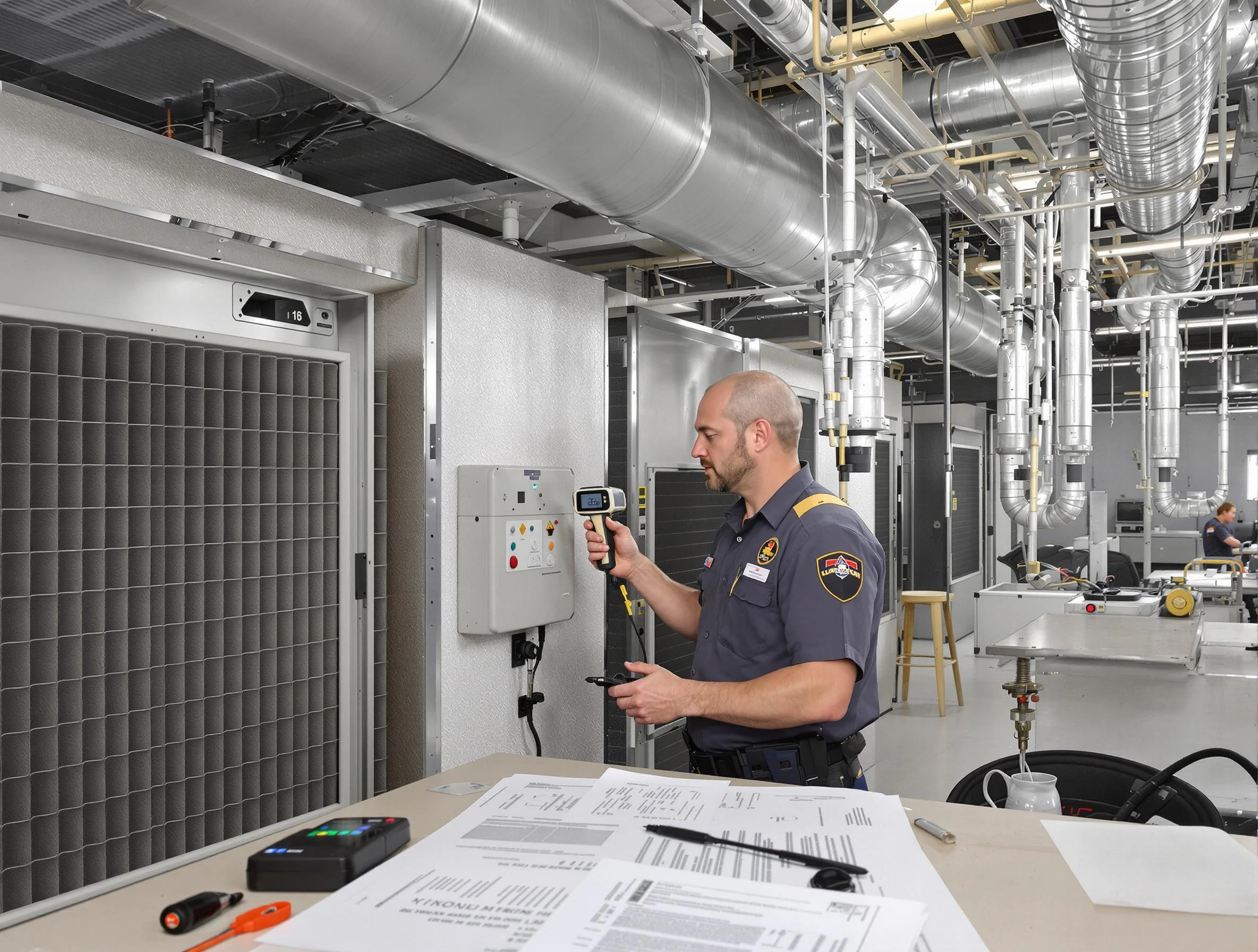 Professional filter system inspection by Ross Air Duct Cleaning in Ross