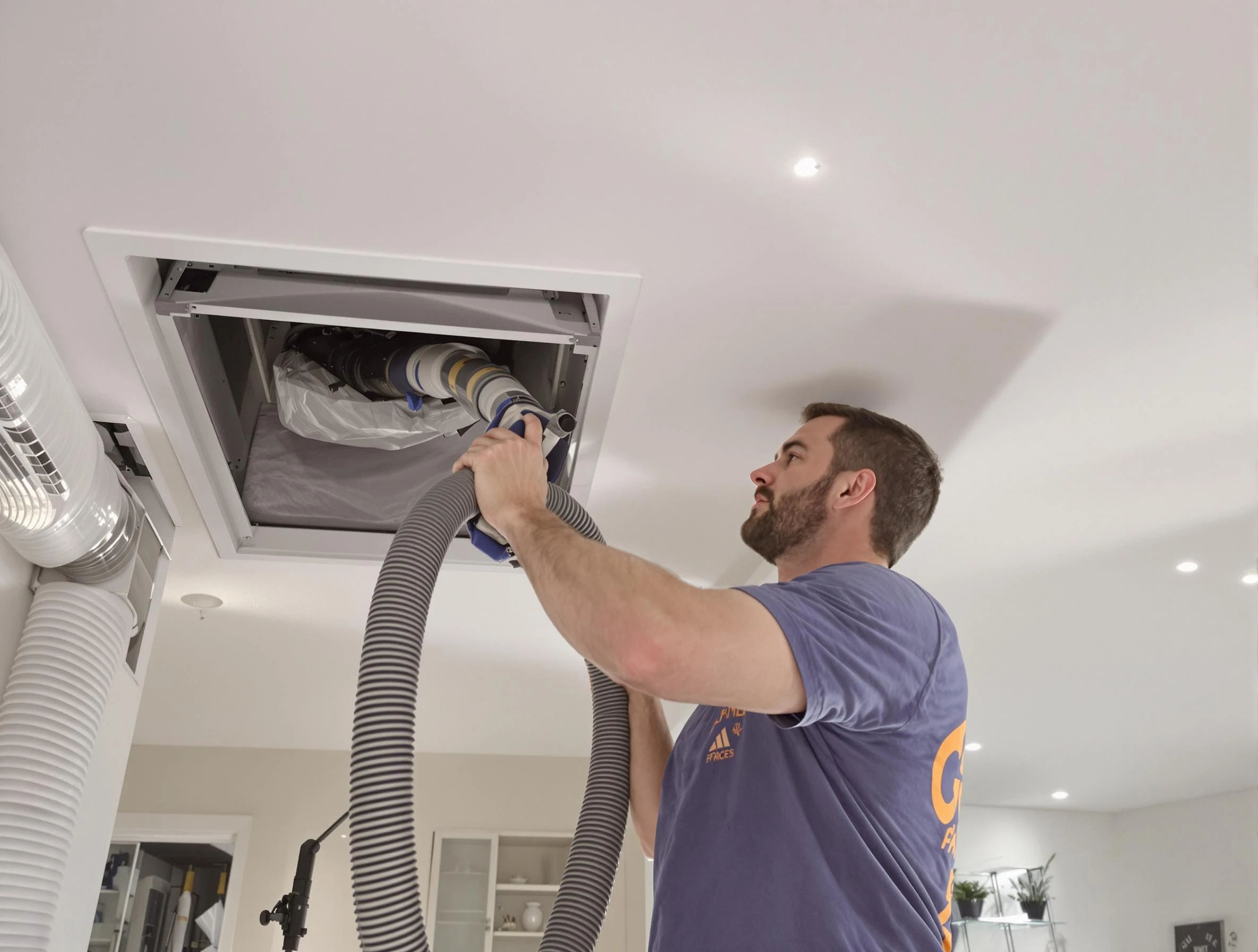 Precision indoor duct cleaning by Ross Air Duct Cleaning in Ross